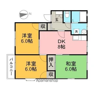 メゾン・ド・藤【2階】の間取り