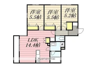 NAKASU【1階】の間取り