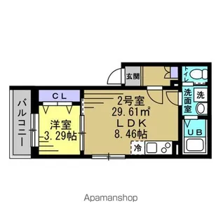 LD八千代中央【1階】の間取り