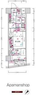 CREST TAPP新横浜Ⅱ【2階】の間取り
