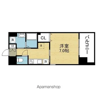 PARK HILLS玉造KALMIA【603号室】の間取り