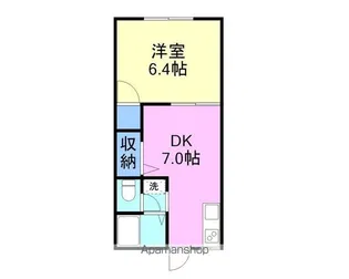 メゾンあらけ【2階】の間取り