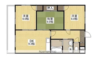 サンドエル【301号室】の間取り