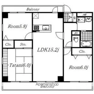 プレミール苗代N【1階】の間取り