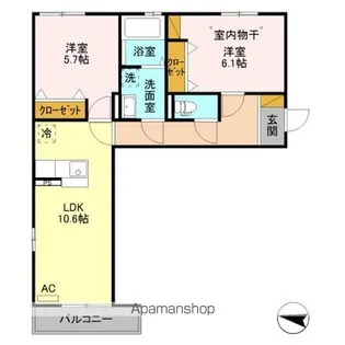 フェリシア【2階】の間取り
