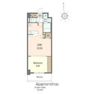 SーRESIDENCE大濠公園ACHIEVE【6階】の間取り