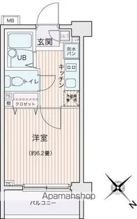 エコロジー都立大学レジデンス【4階】の間取り