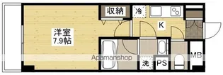 グランドアヴェニュー西桜【506号室】の間取り