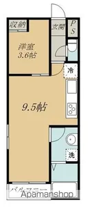 ソーサリー原町【102号室】の間取り