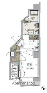 リヴシティ文京春日【6階】の間取り