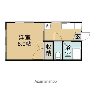 コーポ畠山【1階】の間取り