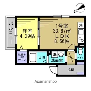 Polaria Matsudo【2階】の間取り