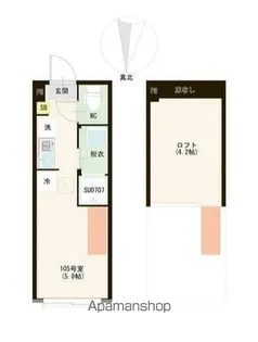 ハーモニーテラス富士見台Ⅳ【1階】の間取り