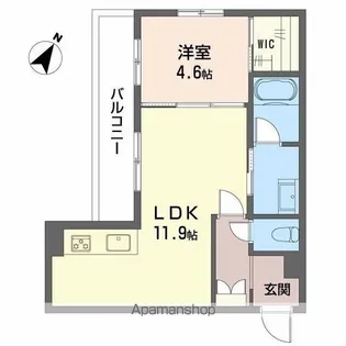 シャーメゾン高宮通り【3階】の間取り