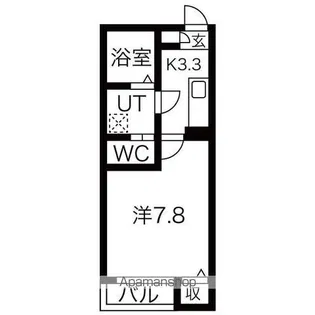 クレフラスト台原駅前【1階】の間取り