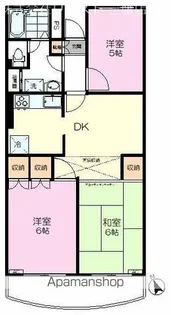 ライオンズガーデン三鷹【403号室】の間取り