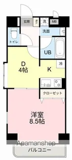 沖野マンションⅡ【2階】の間取り