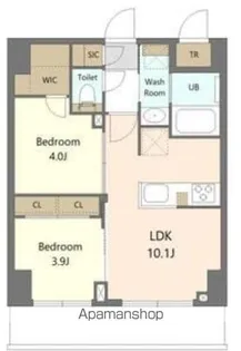 SーRESIDENCE浅草CLARITY【8階】の間取り