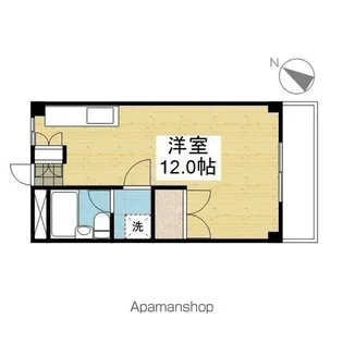 EASTⅡ【402.号室】の間取り