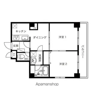前田ビル【5階】の間取り