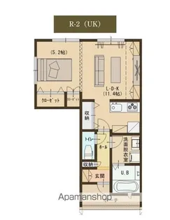 ユーソニアン上越・寺町A【1階】の間取り