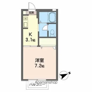 PARTIRⅠ【2階】の間取り