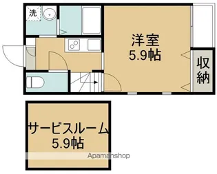 FELICEⅢ【1階】の間取り