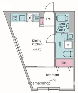 ラクラス中野弥生町【2階】の間取り