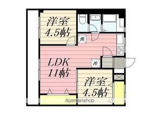 グランツレジデンス【4階】の間取り