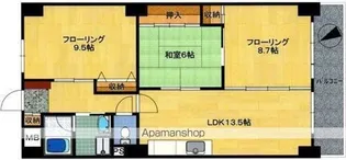 南福岡サンシャインヒルズ【502号室】の間取り