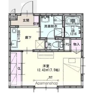 CHACOTT【1階】の間取り