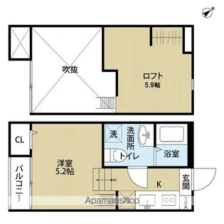 CUORE 双葉町【1階】の間取り