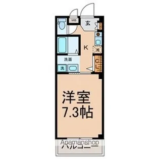 SUN STATE竜ノ口【302号室号室】の間取り