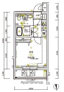 RELUXIA亀戸EAST【2階】の間取り