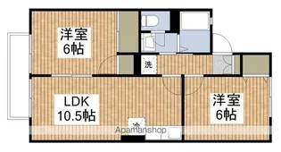 パークタウン新和D棟【203号室】の間取り