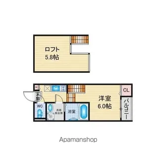 ハーモニーテラス上小田井Ⅴ【101号室】の間取り