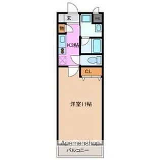 セレッソIKUWA【3階】の間取り