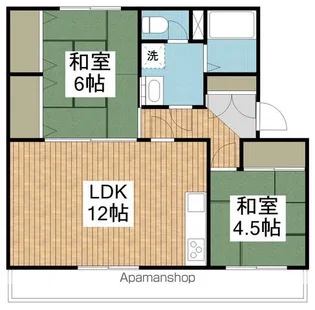 高志レジデンス【2104号室】の間取り