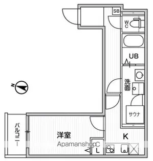 T’s Cuore横濱元町【3階】の間取り