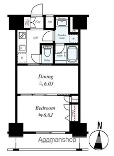 日神デュオステージ両国【10階】の間取り