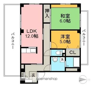 フォブールさなえ【3階】の間取り