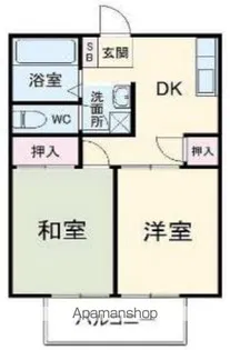サンライブ海老名【1階】の間取り