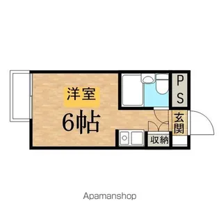 メゾンドノア聖蹟桜ヶ丘【307号室】の間取り