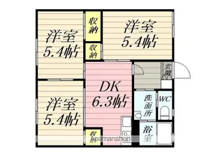 ユーハイツ93B【102号室】の間取り