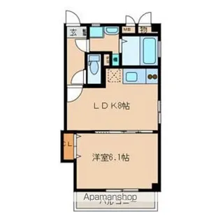 エフォールヒロⅡ【3階】の間取り