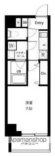 オーキッドレジデンス上野稲荷町Ⅱ【3階】の間取り