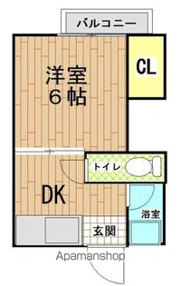 フォーサイト長尾アパルトメントアール【2階】の間取り
