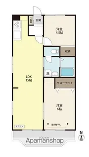 スカイタウンA棟【101号室】の間取り