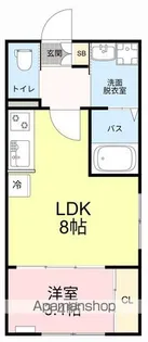 BAU北仙台【1階】の間取り