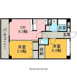 M’S NACER【2階】の間取り